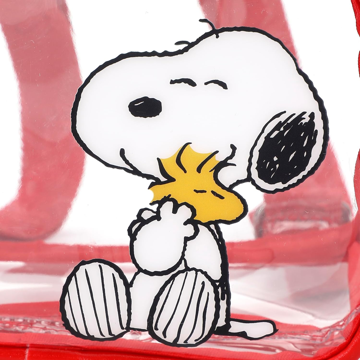 Bioworld Peanuts Snoopy & Woodstock Clear 10” Adult Mini Backpack