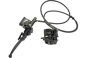 Rear Hand Hydraulic Disc Brake Kit Compatible with 50cc-125cc Mini Bikes