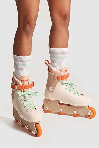 Miniatura 5 de Impala Rollerskates Lightspeed Patines en línea - Sahara (Talla de mujer 8, Hombres 6) Sahara,Negro -,Remolino Sherbet,Blanco