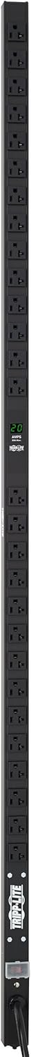 Tripp Lite Metered PDU, 15A, 8 Outlets (5-15R), 120V, 5-15P, 15 ft. Cord, 0U Vertical Rack-Mount Power (PDUMV15-24)