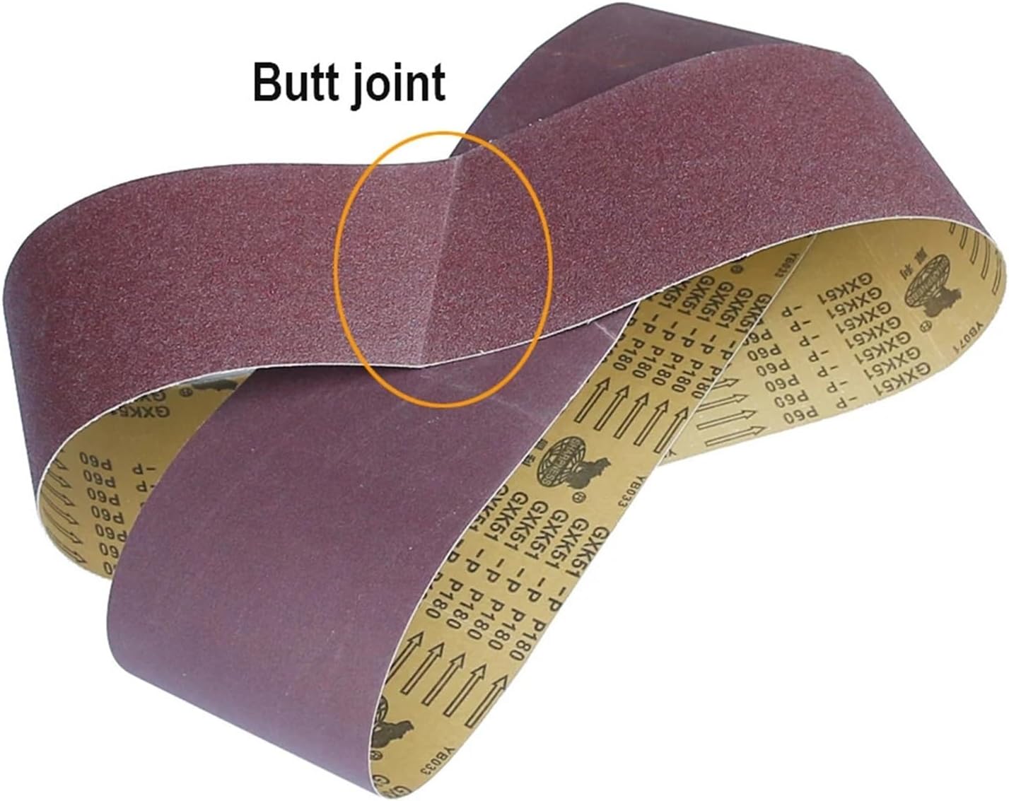 1pcs 1220mm Sanding Bands for Grinder - AO Zirconia Abrasive Belt, P40-P800 Grit, Ideal for Wood, Metal, and More(1220x150mmxP150)