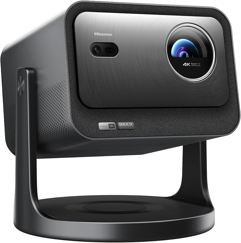 Proyector láser inteligente RGB de triple color C3, 2500 lúmenes ANSI, 65"-300", 4K UHD, IMAX MEJORADO, Dolby Vision, parlante JBL, zoom óptico, ajustes de pantalla inteligentes, sistema operativo Smart Vidaa, Netflix incluido