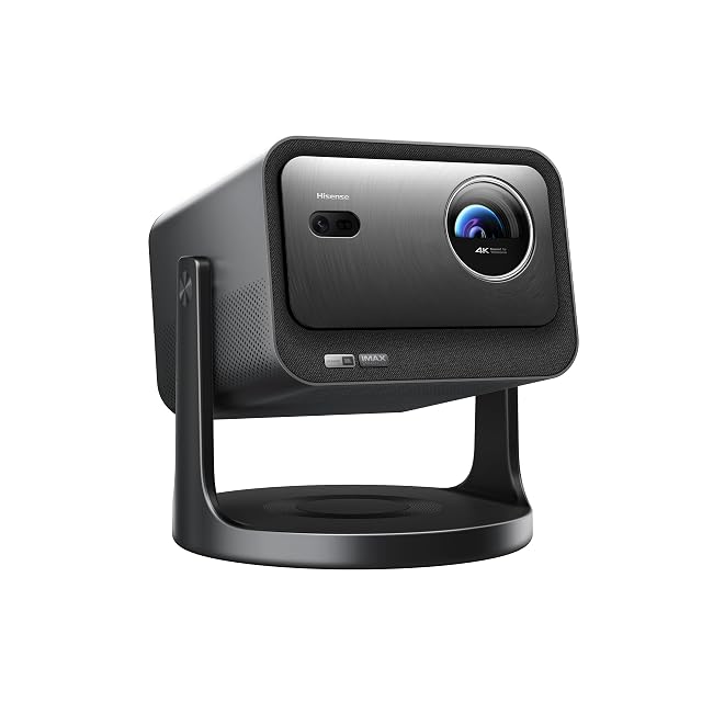 Hisense Hisense C3 Triple Color RGB Smart Laser Projector, 2500 ANSI Lumens,65"-300",4K UHD,IMAX ENHANCED,Dolby Vision,JBL Speaker,Optical Zoom,Intelligent Screen Adjustments,Smart Vidaa OS,Netflix Included, C3