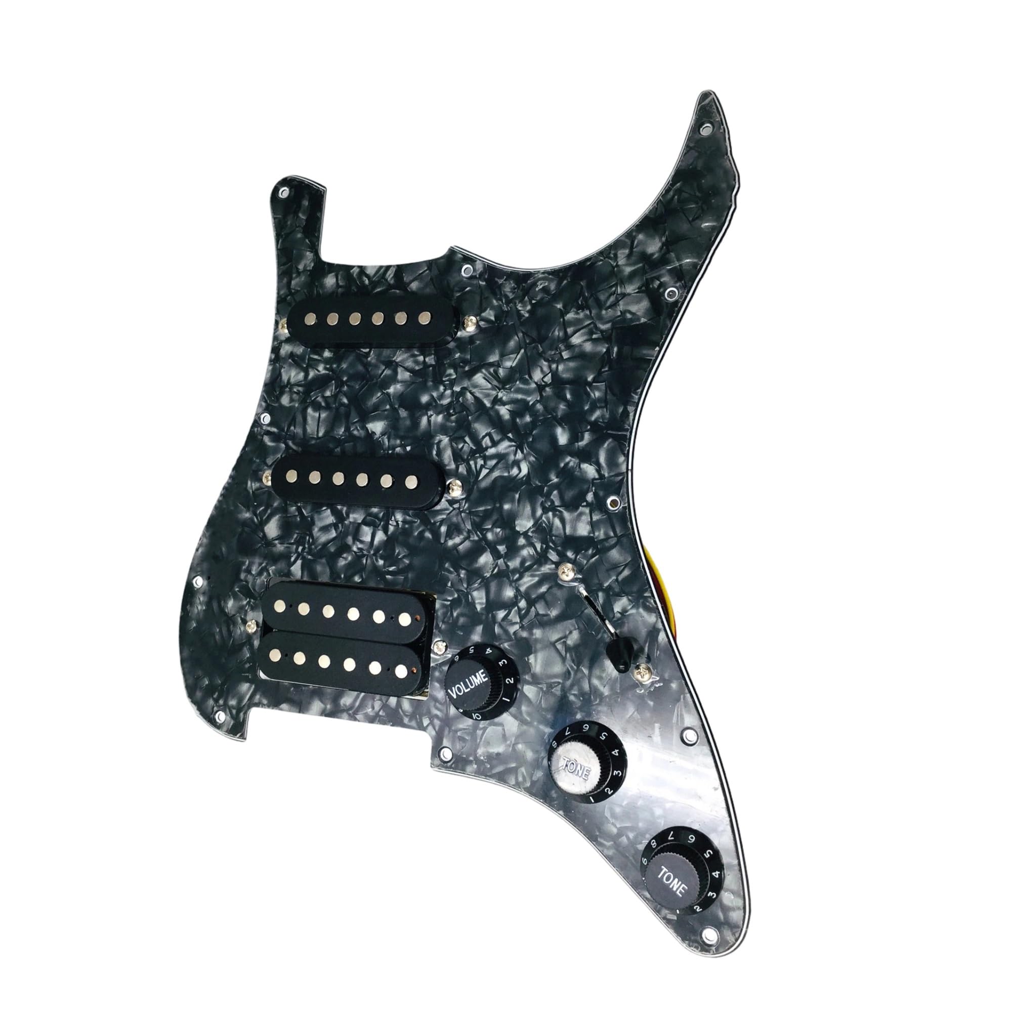 Pickguard Do Gitary Elektrycznej SSH Z Wymianą Kabli Na Kompletny Zestaw Bk Pearl