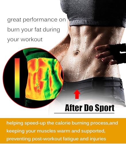 Miniatura 4 de GainKee Corsé entrenador de cintura con clip y cremallera para mujer, chaleco de sudor entrenado de neopreno