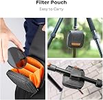 K&F CONCEPT 55mm ND4, ND8, ND64, ND1000 Kit d'objectif pour caméra Lens+ Filter Pouch (Nano-X Series)