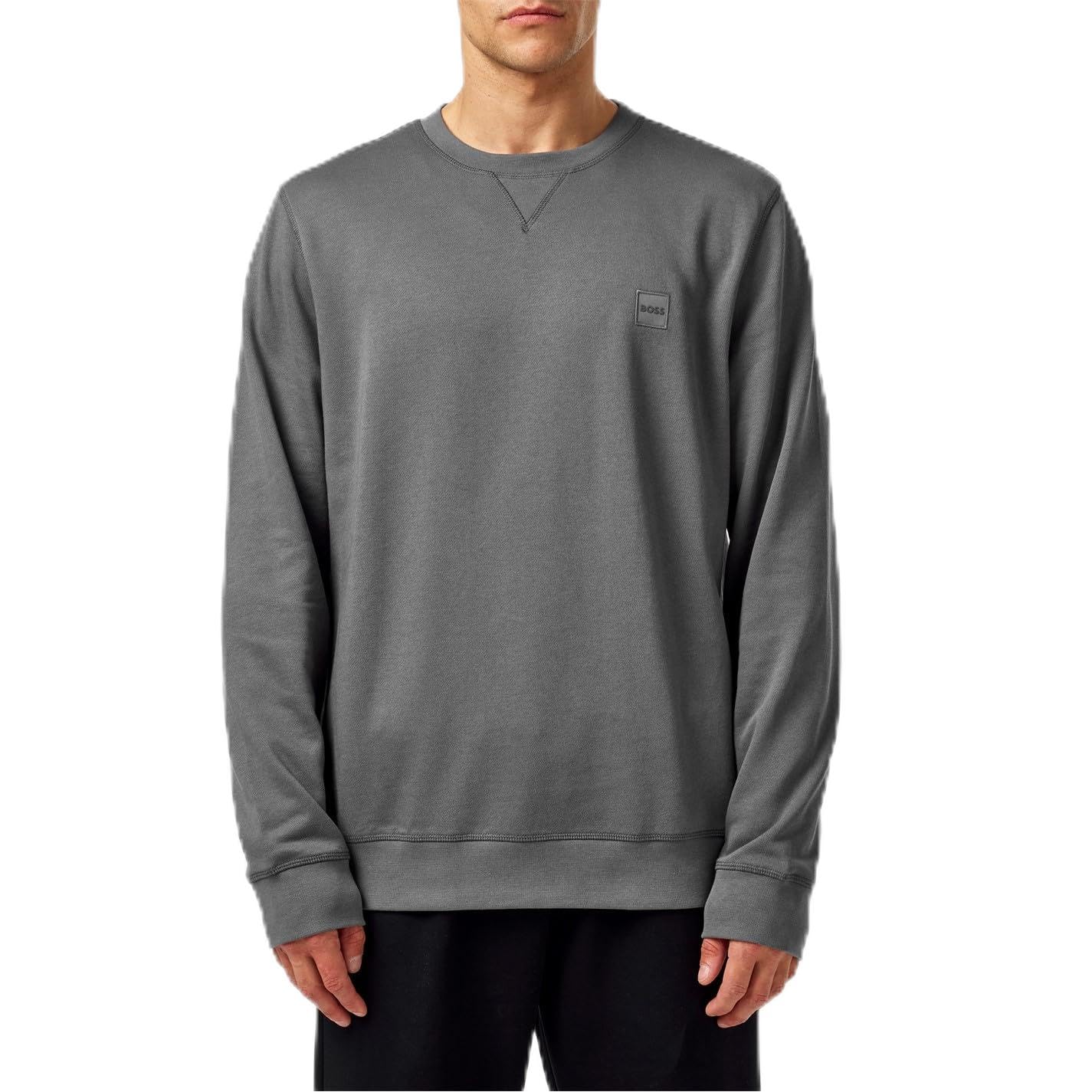 BOSS Mens Crew Sweatshirt Charcoal XXL