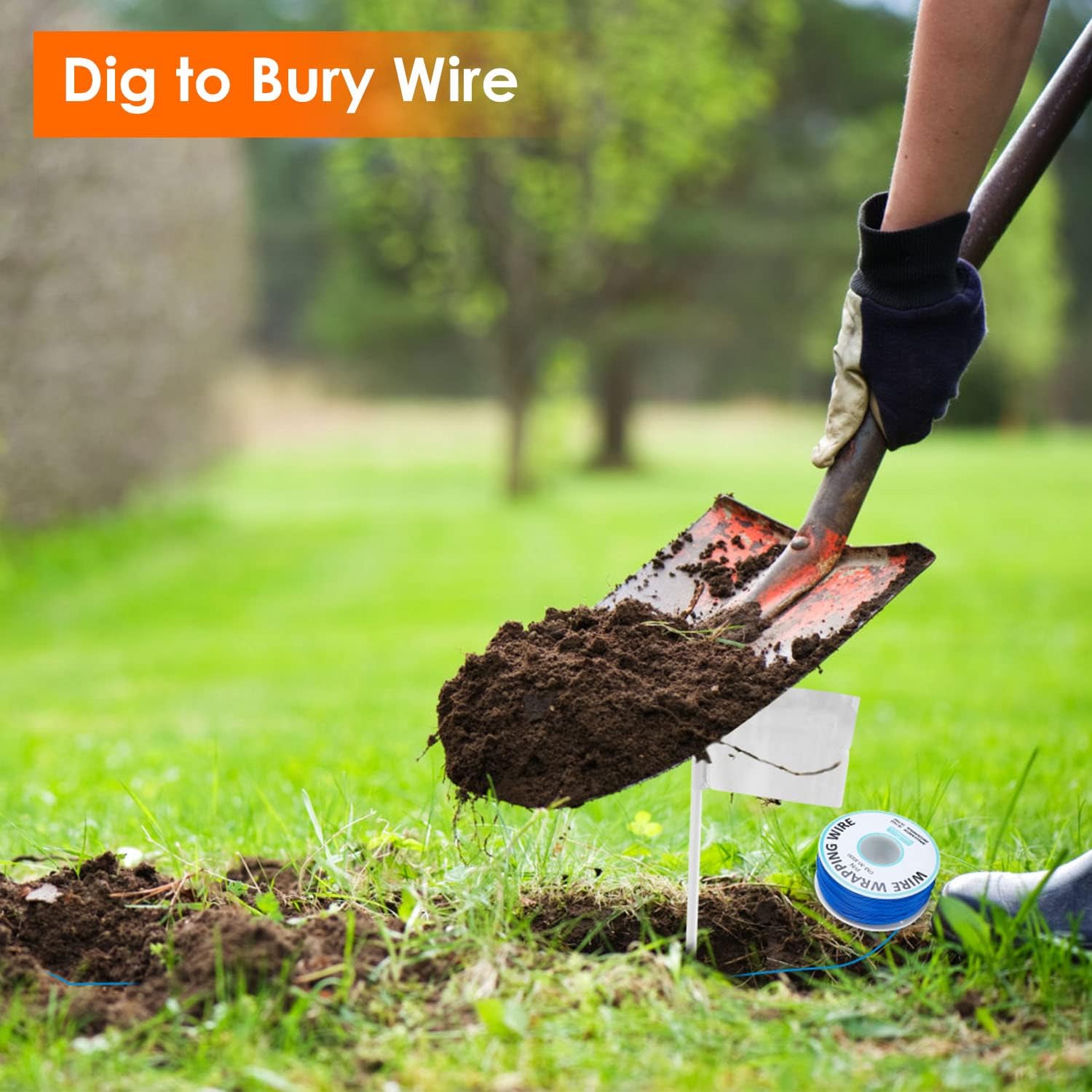 iMounTEK Electric Dog Fence Electric Fence System for Dogs Underground Dog Fence Perimeter Dog Collar Pet Tone Shock Boundary Containment Water Resistant 2 Receivers Outdoor for Dog