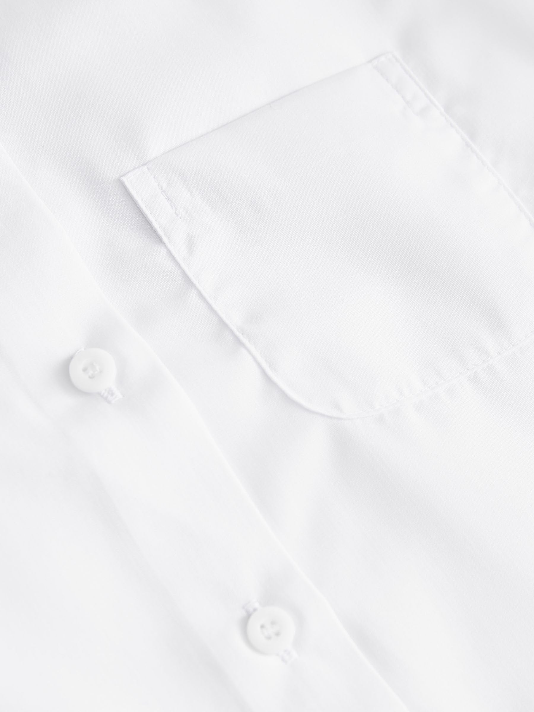 NEXT Fille Chemise d'école Standard à Manches Courtes, Lot de 2