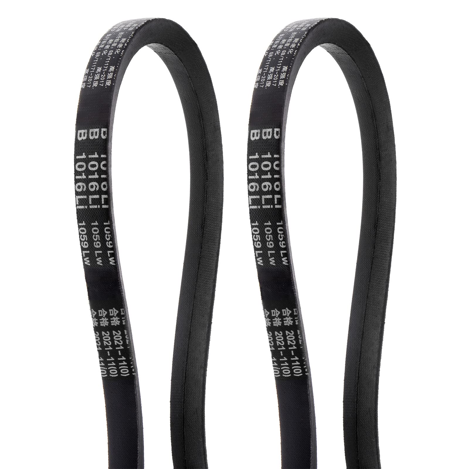 HARFINGTON 2pcs B-991 V-Belts Drive Belt 991mm(39") Inner Girth 17mm Top Width B Section Rubber for Power Transmission — Amazon image 31