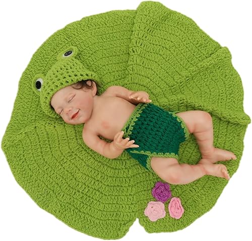 Accesorios de fotografía para recién nacidos, trajes hechos a mano para sesión de fotos de ganchillo, conjunto de disfraz para sesión de fotos de 0