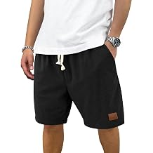 Hardaddy Mens Corduroy Shorts Casual Elastic Waist Drawstring 2026 Summer Beach Lounge Short