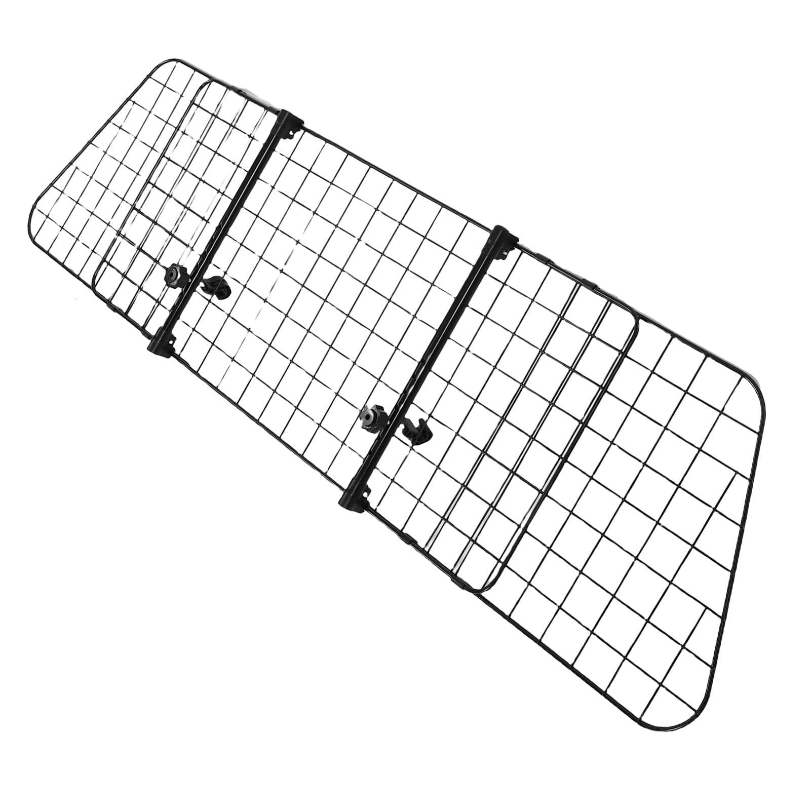 Yctze Cancello Divisorio per Auto per Cani, Regolabile, Universale, per Animali Domestici, per SUV, Camion, Berline, con Design in Rete Resistente, Altezza 30 Cm, Larghezza 35-57