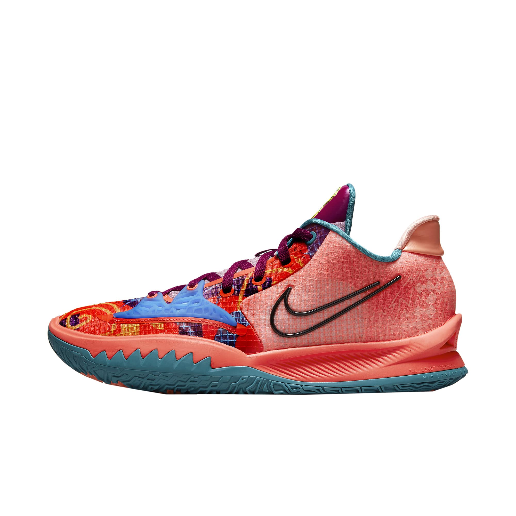 Nike Men's Kyrie 4 Low Bright Crimson/Black-Red Plum (CW3985 600)