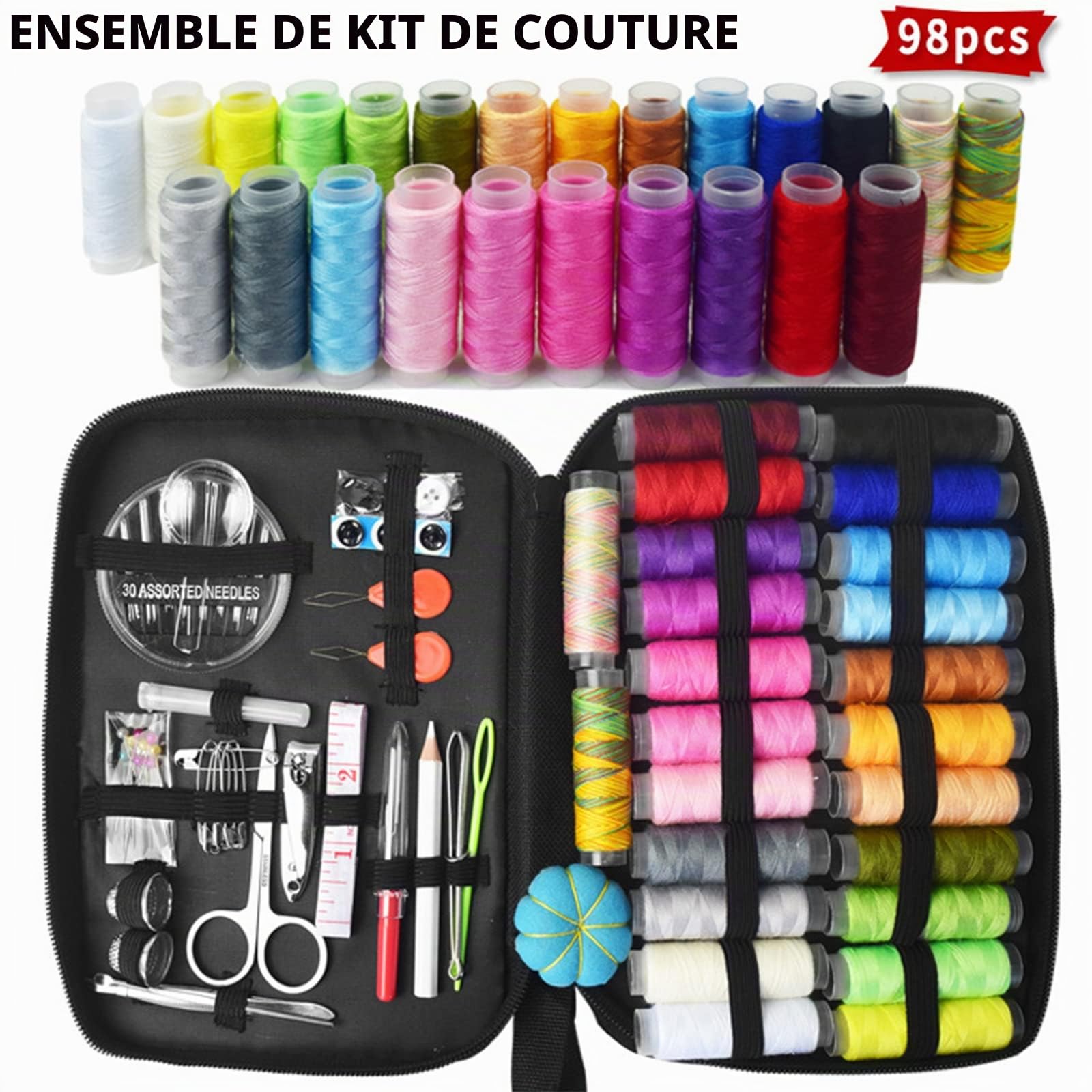 618 Machine à Coudre électrique Multifonction avec Pédale, Mini machine à coudre 20 points Machine à Coudre électrique pour Débutants (Machine à Coudre+Kit de Couture + 11 Pieds Presseurs)