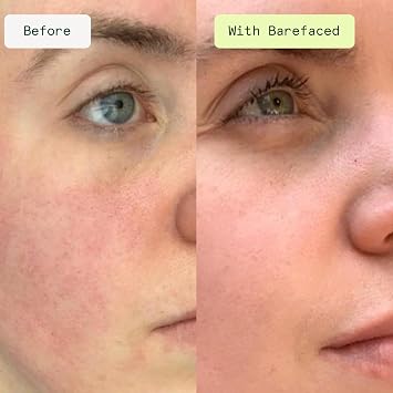 Barefaced Sheer Protection SPF 50+ Broad-Spectrum Face Sunscreen for women with Zinc Oxide, Niacinamide & Hyaluronic Acid Oil-Free UV Protection, Hydration & Anti-Aging with Universal Tint (60ml)