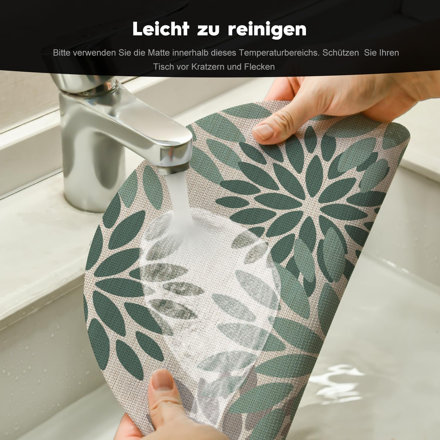 Artoid Mode Set di 4 tovagliette in PVC, 30 x 45 cm, lavabile