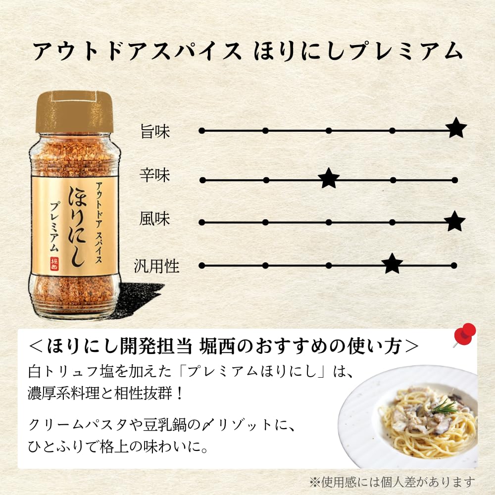 Amazon | アウトドアスパイス 「ほりにし」プレミアム 3本セット