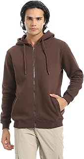 اندورا سويت شيرت صوفي بغطاء للرأس وسوستة للاغلاق للرجال