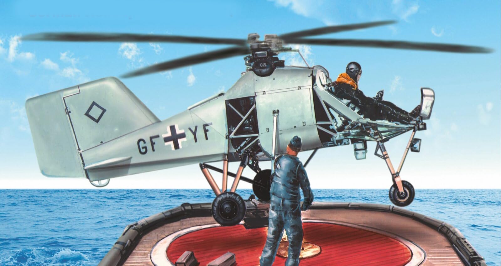 Flettner 282 B-0, German WW2 Helicopter (1/72 Model kit)
