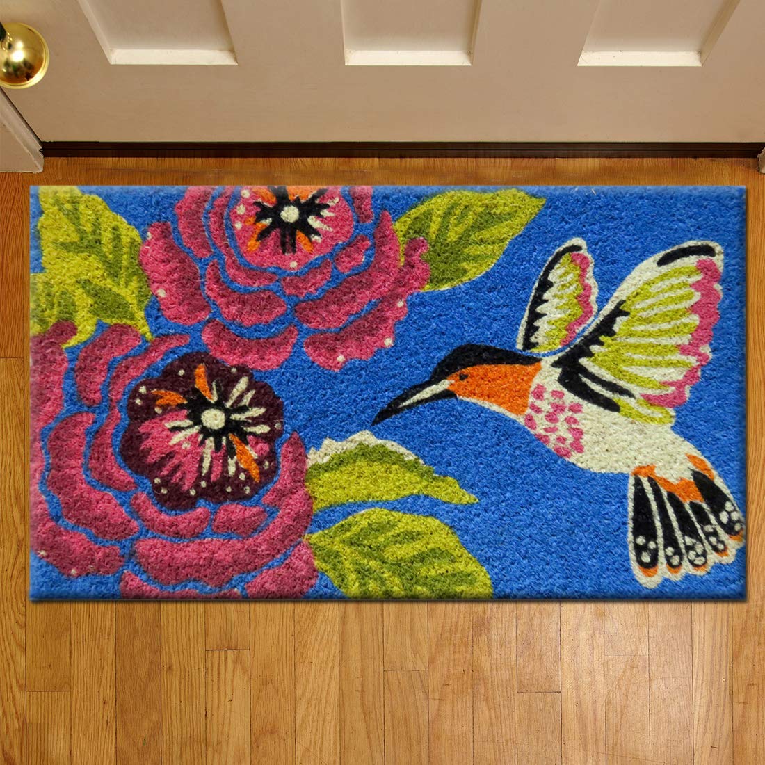 ATMAH Coir Hum hum Like a Humming Bird Doormat (40cm x 70cm)
