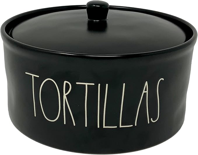 Rae Dunn By Magenta TORTILLAS Ceramic LL Tortilla Warmer
