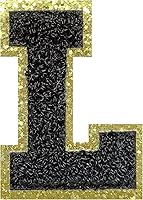 Vista 94 de Parches de letras de felpilla termo-adhesivas de 2.2", parches de letras de felpilla para ropa (negro, 26)