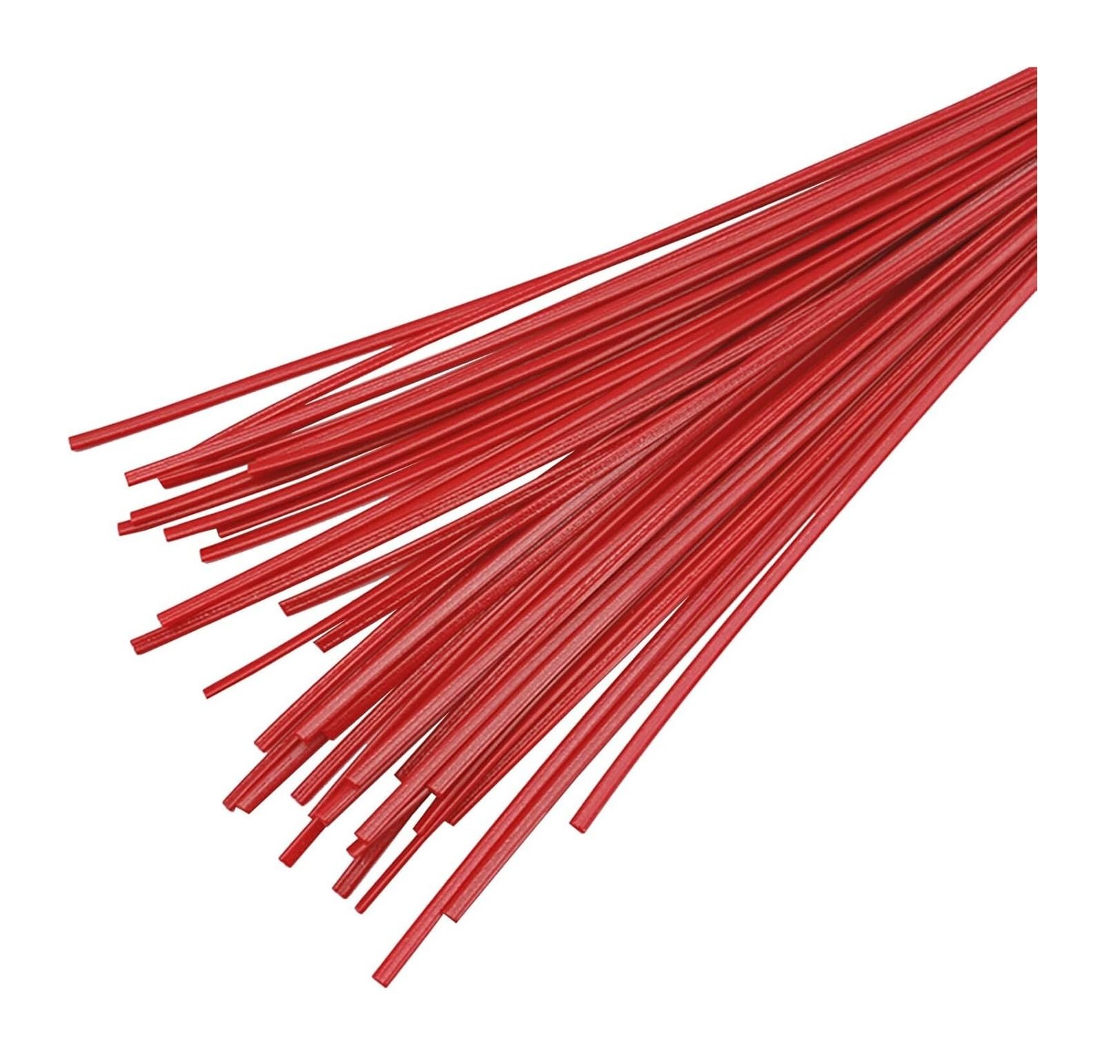 Vakorise Red Plastic Welding Rods, Pe Plastic Welding Rods Welder Sticks Multicolor 1Kg Car Mailboxes(Red)
