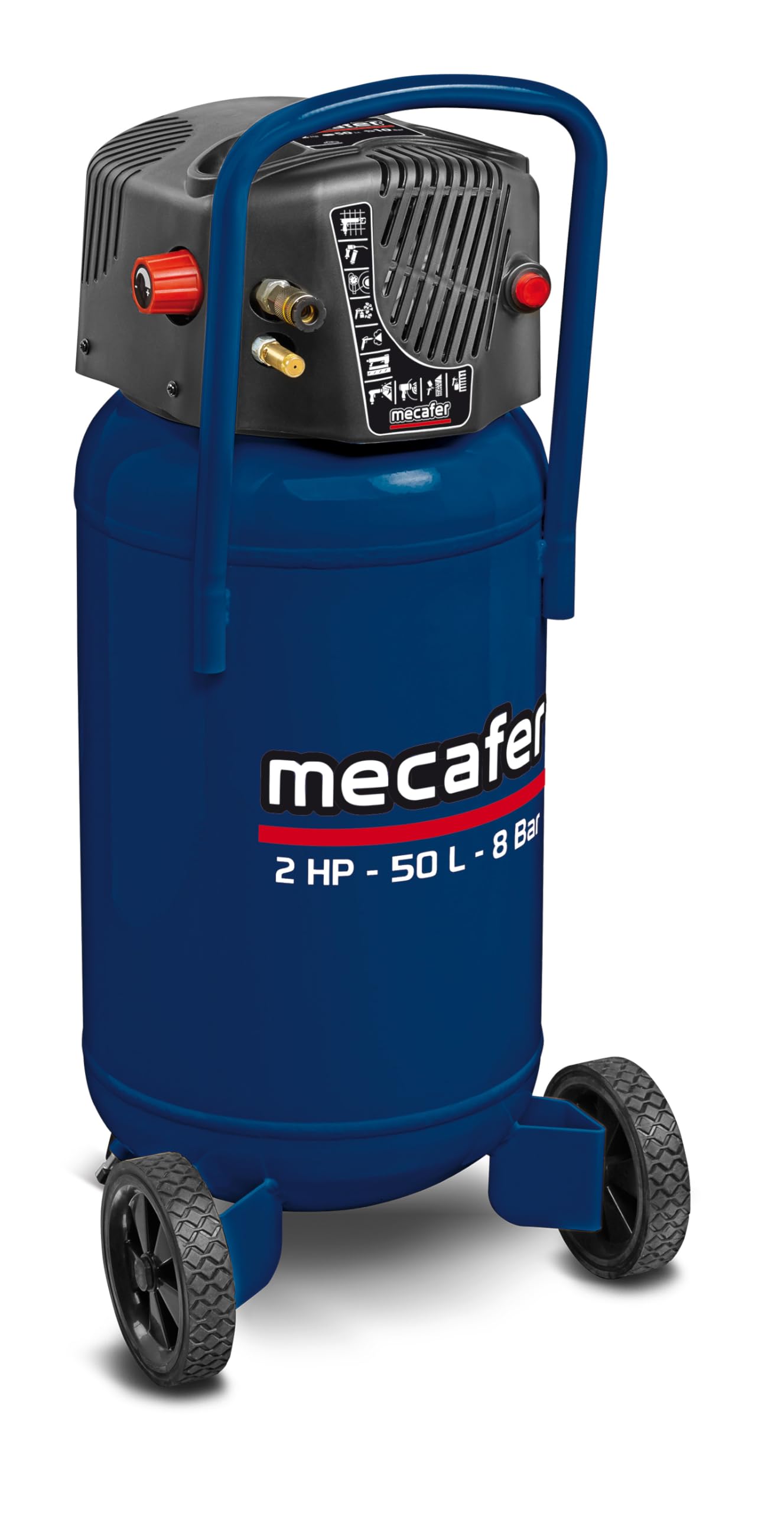 Mecafer 425790 Compresseur vertical 50 L Blue line