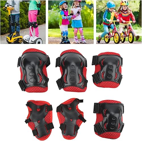 Miniatura 6 de OUKENS Juego de rodilleras para niñosjóvenes, coderas, muñequeras para niños de 5 a 16 años, equipo de protección infantil para patines de ruedas,