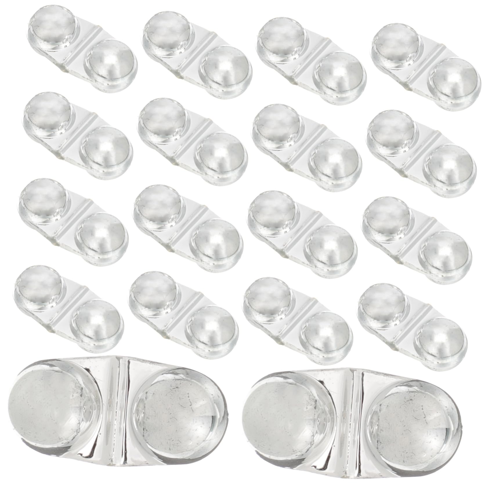 Abaodam 25pcs Fishing Bells for Rods Dual Alert Miniature Bells High Sensitivity for Fishing for Freshwater Use