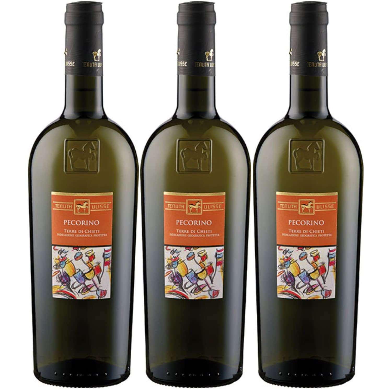 Tenuta Ulisse Pecorino Terre di Chieti Weißwein Wein Trocken IGP Italien Inkl. FeinWert E-Book (3 x 0,75l)