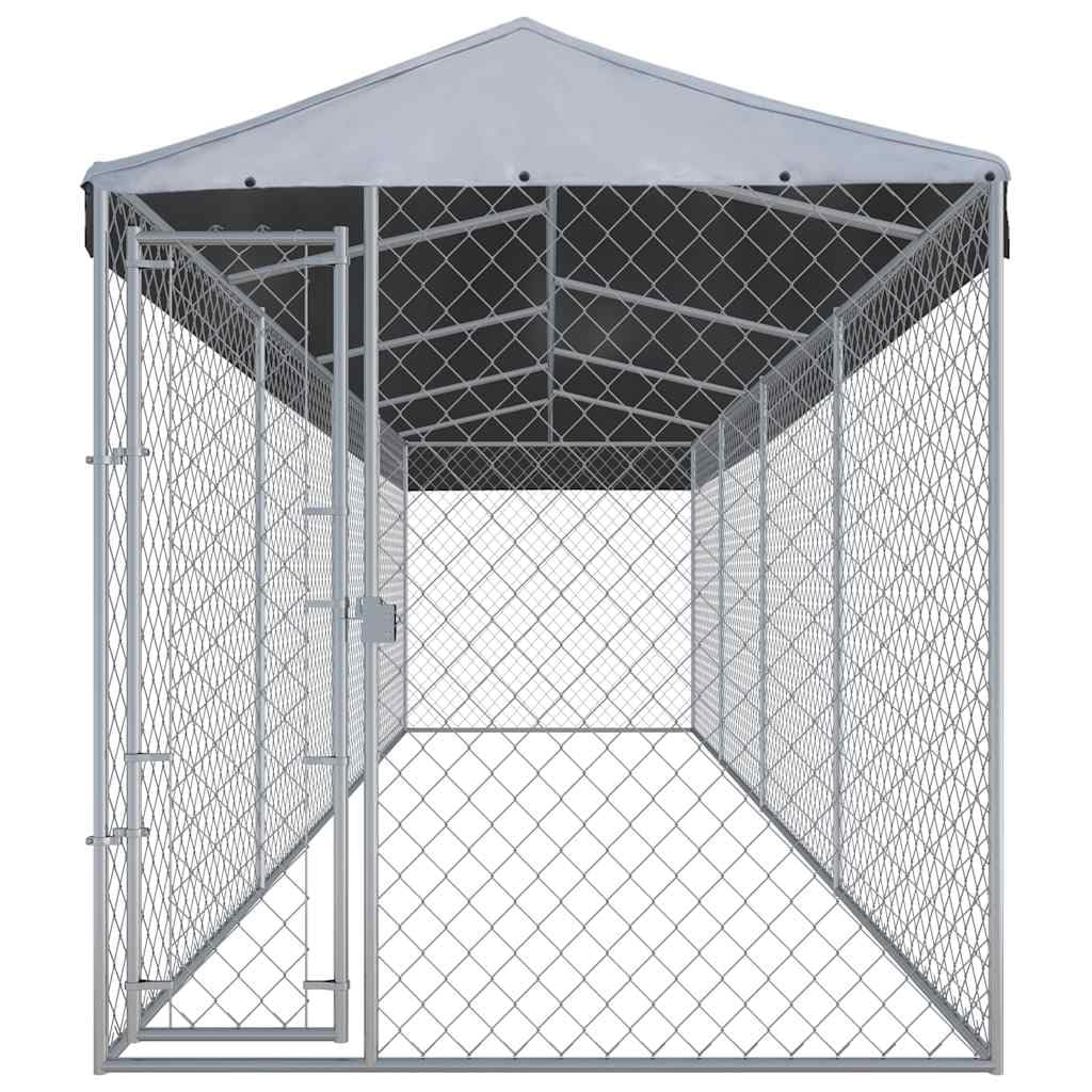 Refined Perrera de Exterior con tejado 760x190x225 cm