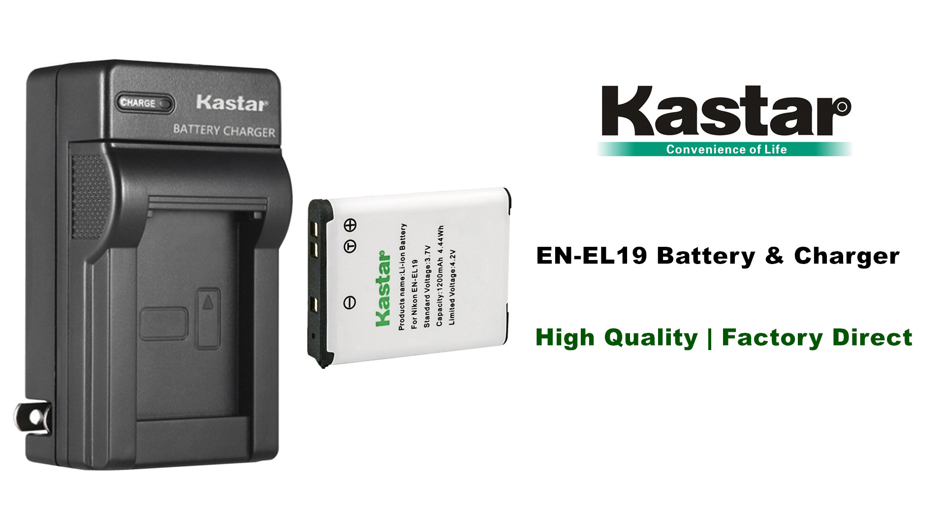 Amazon.com: Kastar 1-Pack EN-EL19 Battery and AC Wall Charger
