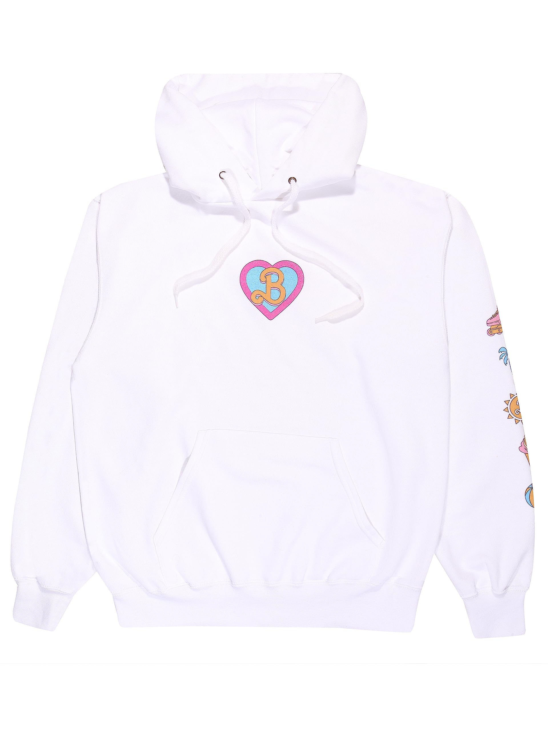 Barbie Women's White Hoodie | Oversized Hoodie | | Official Merchandise Small