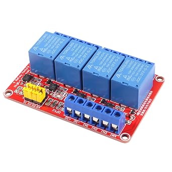 DC 12V Relay Module 4 Channel Relay Board Shield with Optocoupler Isolation Suport High/Low Level Trigger
