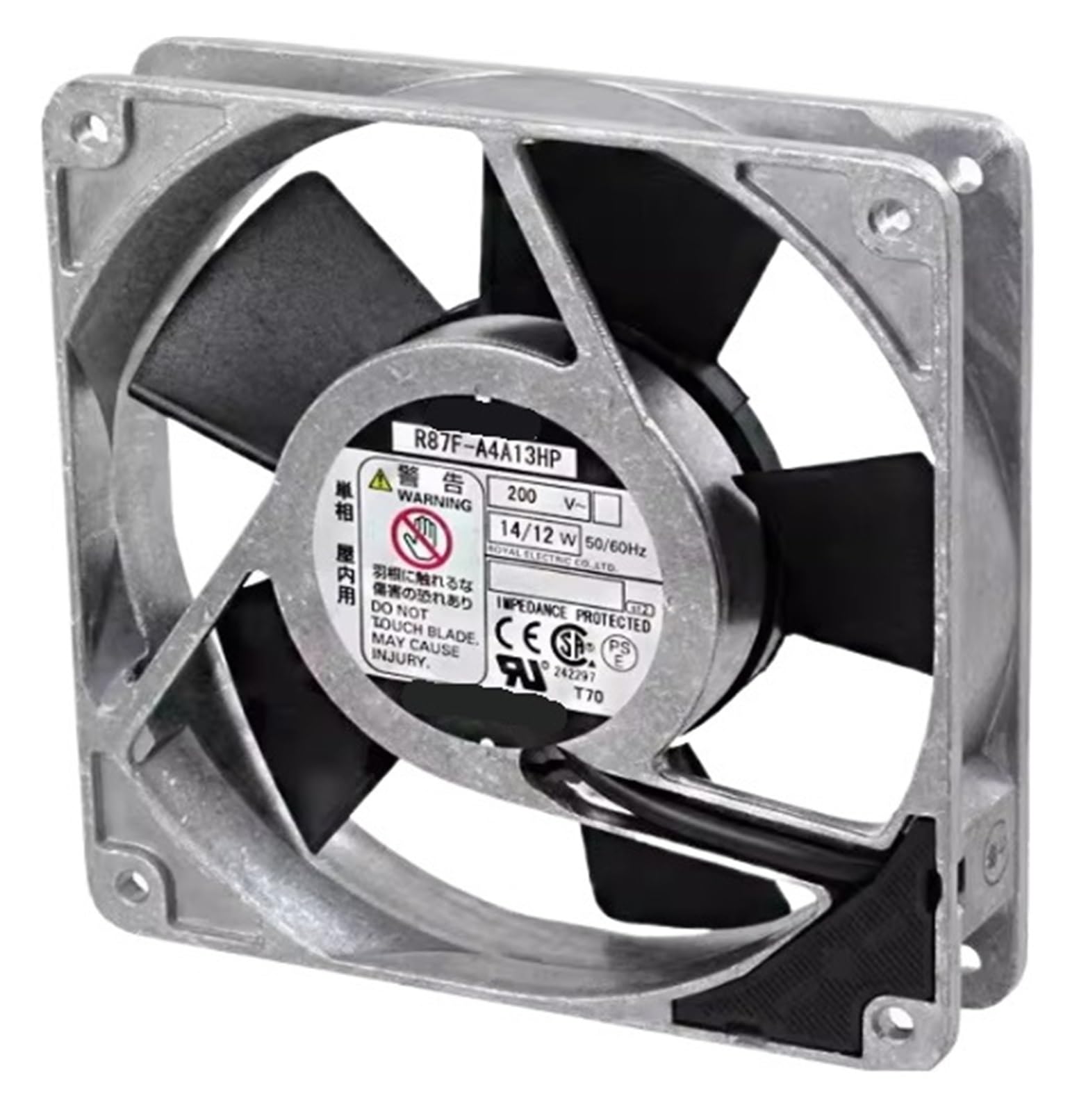 LZIKKGKI R87F-A4A13HP AC200V 14/12W 120 * 120 * 25MM Fan