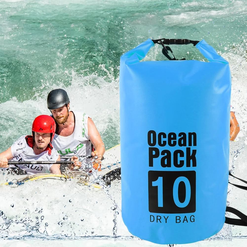 Bolsa Impermeável 10 Litros, Ocean Pack, Estanque Para Mergulho, Praia, Pescaria e Cachoeira, Material Resistente, Premium