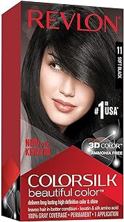 صبغة شعر كولور سيلك بيوتيفل كولور بلون أسود ناعم من ريفلون، 11