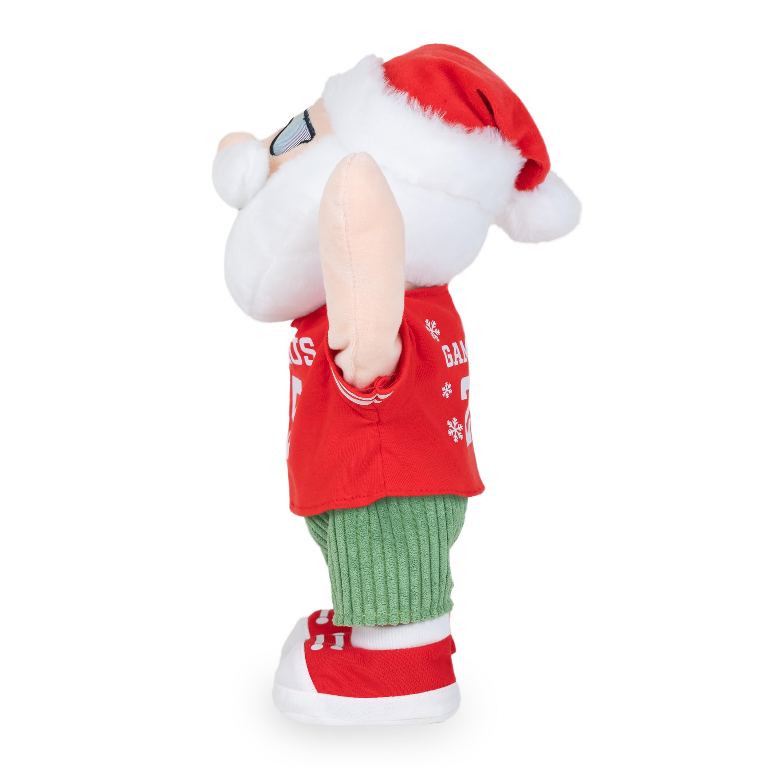 Amazon.com: Cuddle Barn - Gameday Santa Xmas Plush w/Football
