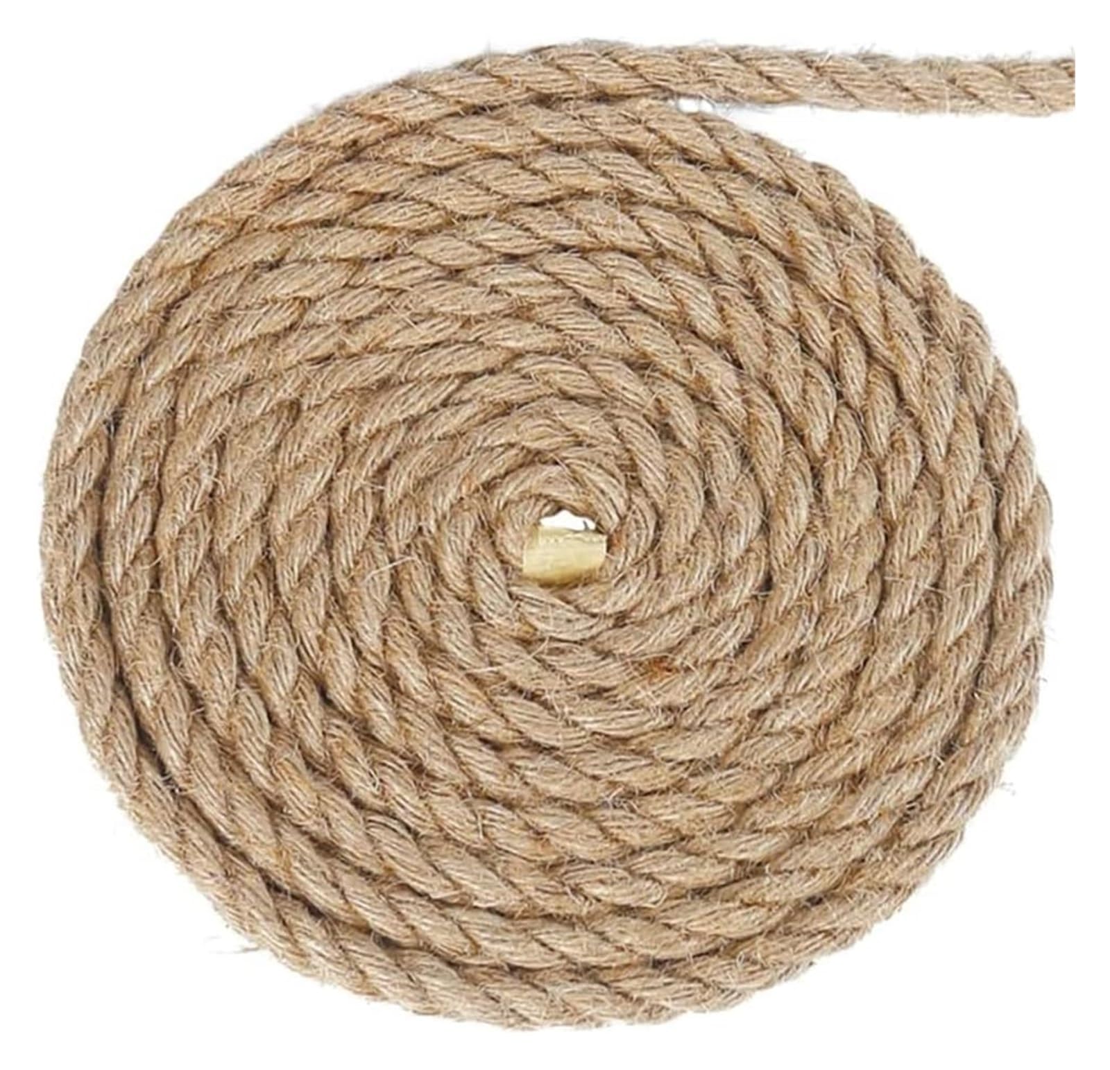 Sznur jutowy, Sznurek tarasowy Lina jutowa Lina konopna o grubości 18 mm Tarasy Lina jutowa Craft, wiązanie, Kemping, Dekorowanie(18MM 10M)