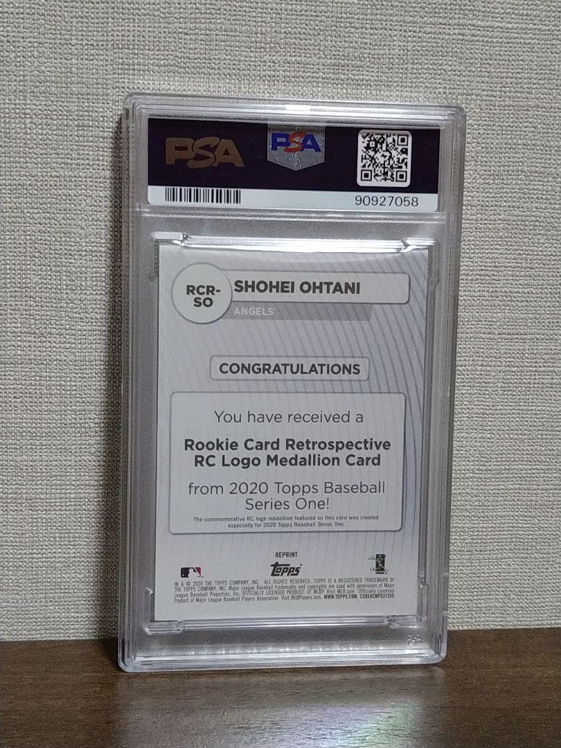 Amazon.co.jp: PSA9 大谷翔平 Topps RC ロゴメダリオン 世界22枚