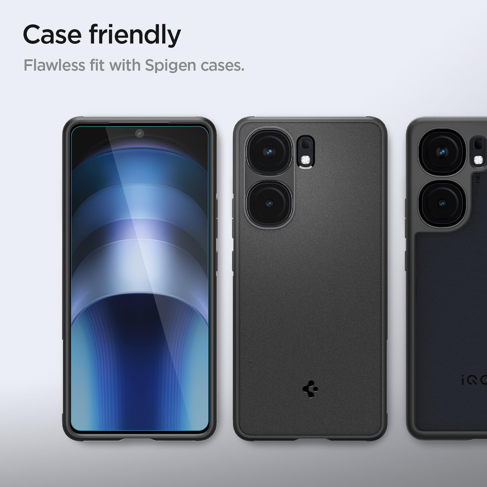 Spigen Essential Glas.Tr CE Tempered Glass Screen Guard For IQOO Neo9 / Neo9 Pro 5G, Full Screen Protector - 2 Pack — Amazon image 6