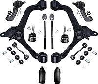 Vista 40 de Detroit Axle – 12 brazos de control superiores e inferiores delanteros con rótulas, barras de unión exteriores e interiores con topes, barras