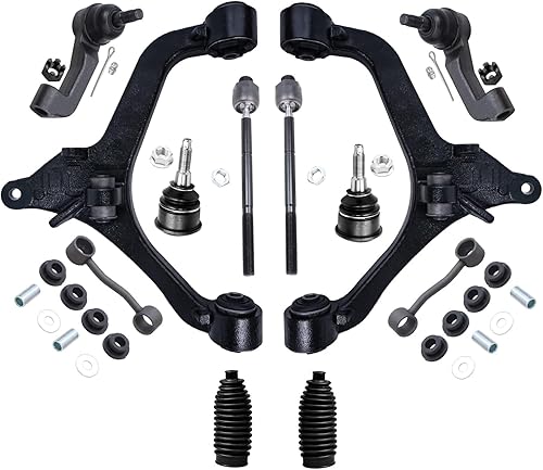 Miniatura 39 de Detroit Axle - Kit de suspensión delantera 2WD para Ford F-150 2004-2005, 2 brazos de control superiores, 2 rótulas inferiores, 2 barras