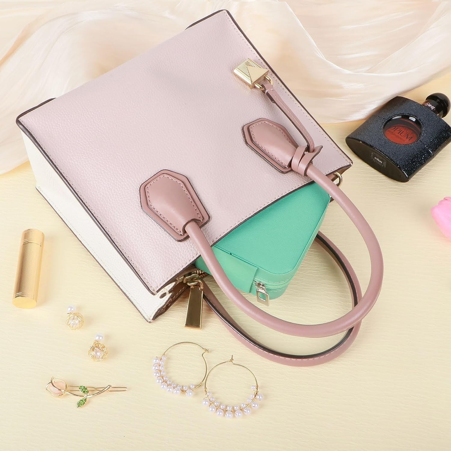 MRKU Scatola portaoggetti Portatile da Viaggio per Gioielli in Pelle Mini Custodia portaoggetti da Viaggio per Gioielli con Ciondolo ad Anello, Orecchini, Collana, Bracciale