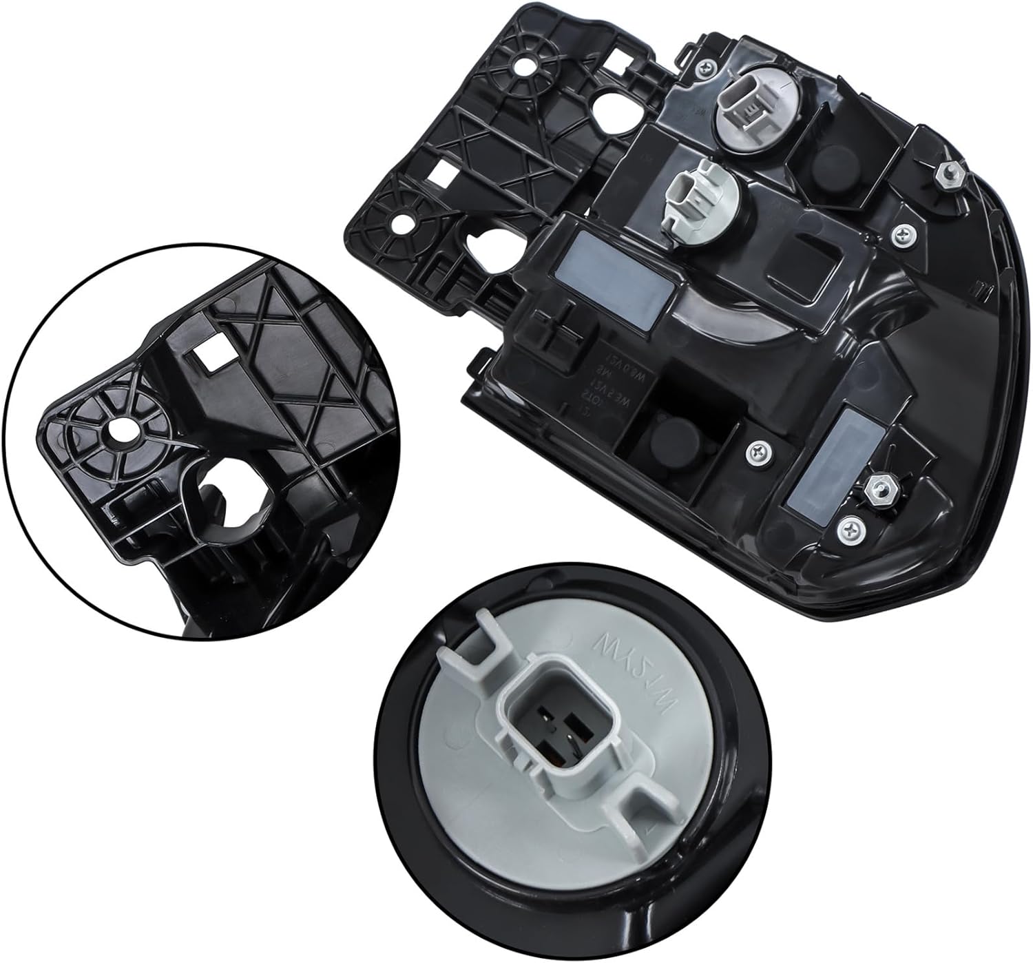 WFLNHB Passenger Side Tail Light Brake Light Replacement for Honda Pilot 2023-2025 Rear Brake Lamp 33500T90A01