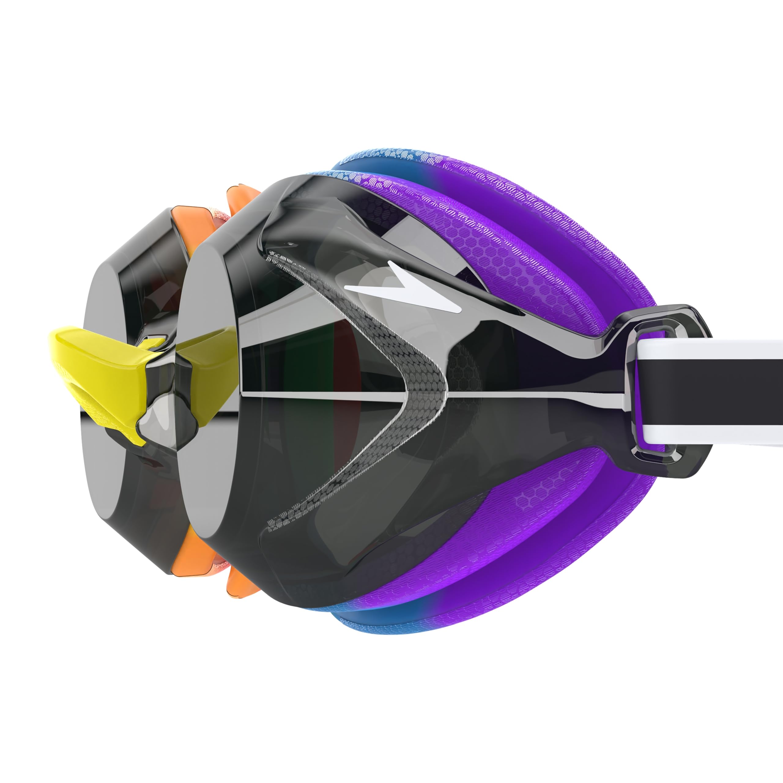 Speedo Vanquisher Junior Schwimmbrille 3.0 Mirror | Verspiegelte Schwimmbrille für Jugendliche, Antibeschlag, UV-Schutz, bequeme Passform