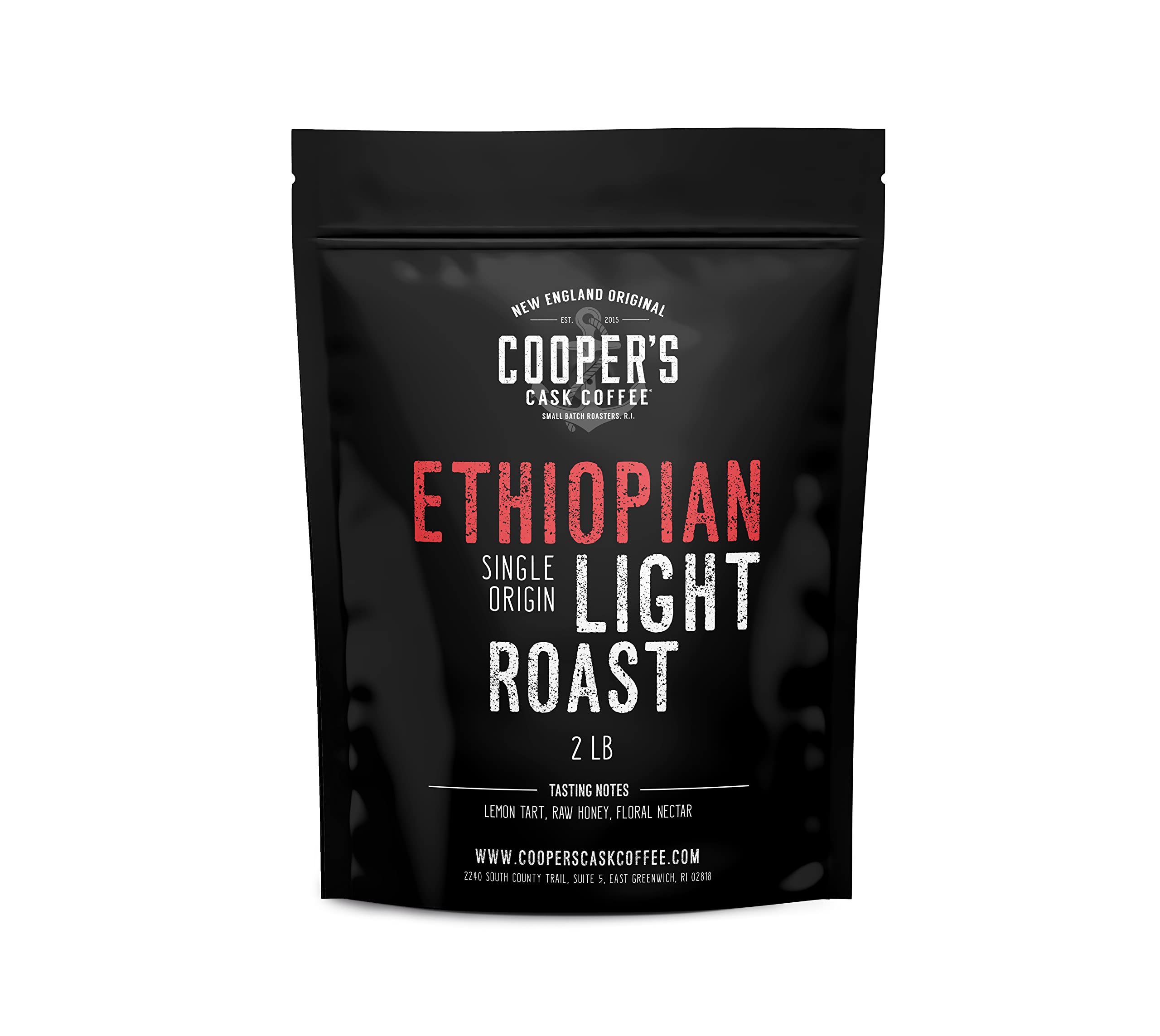 Ethiopian Bold Light Roast Grade 1, Ground Coffee...