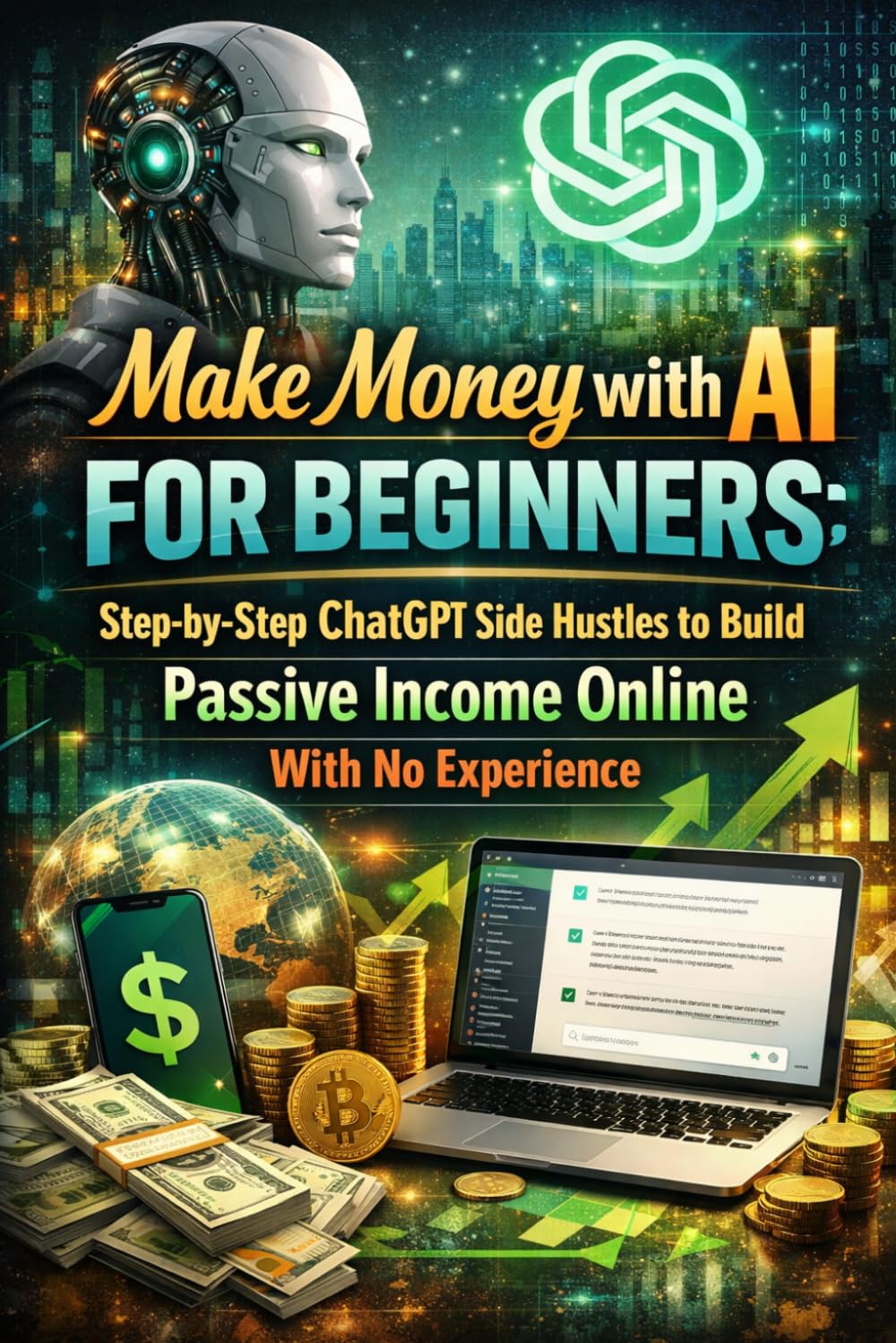 Make Money with AI for Beginners: ChatGPT Side Hustles to Build Passive Income Online With No Experience in 30 Days